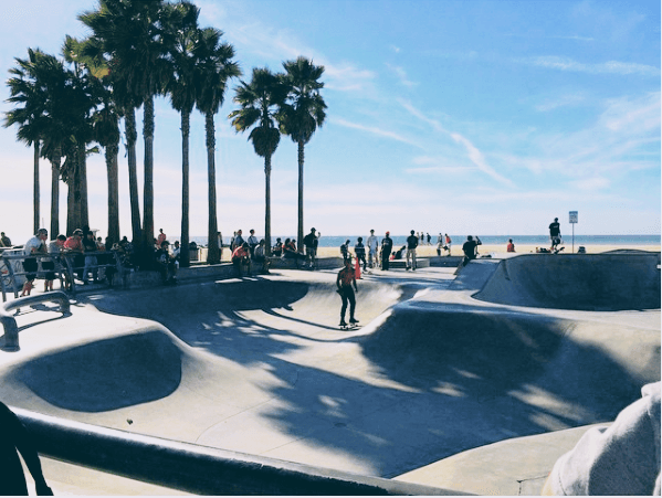 Sun, beach, and all the good food at Venice Beach, LA