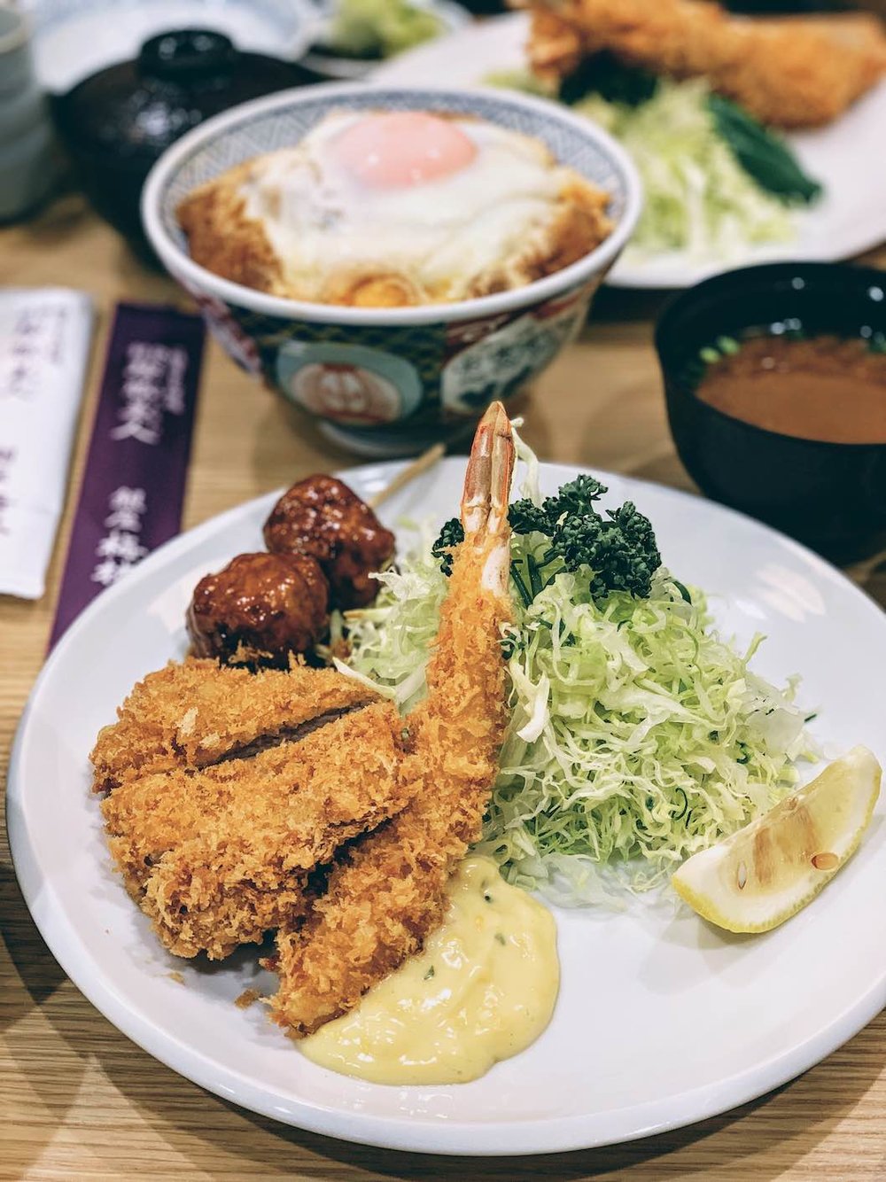 Tokyo goldenfried tonkatsu perfection at Ginza Bairin Travel Food