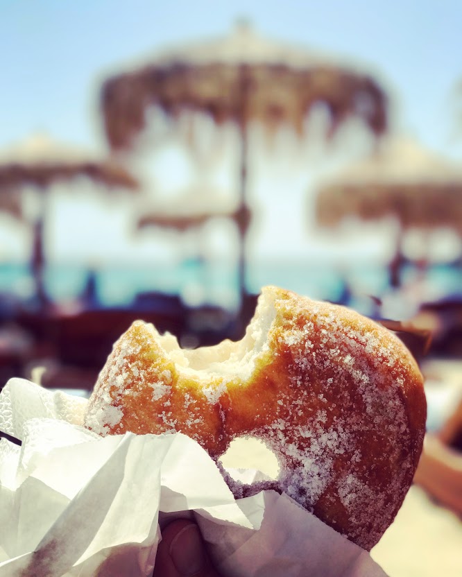 Travel Food People - Greek doughnut, Mykonos