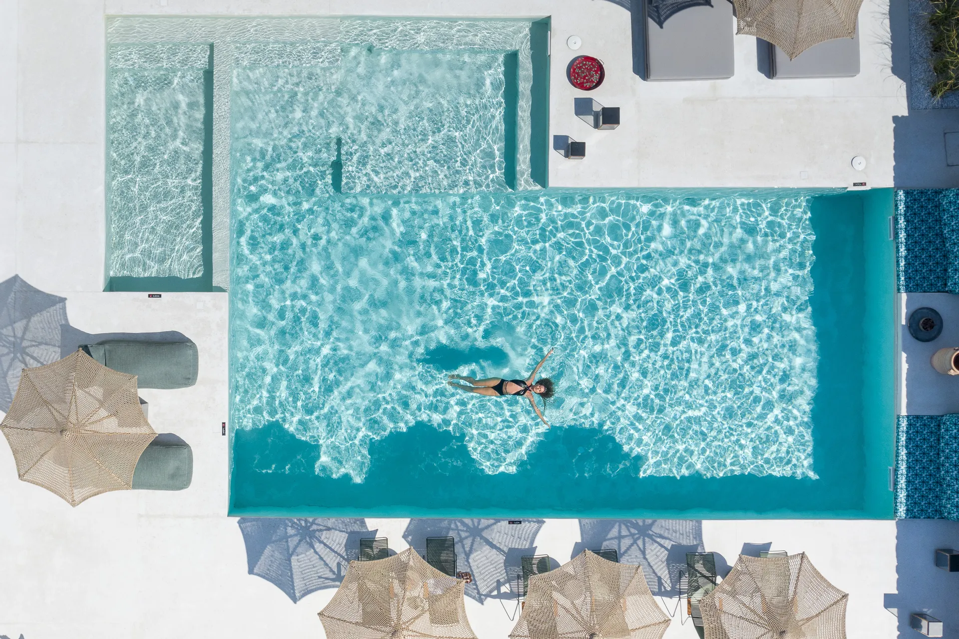 Koukoumi Hotel, Mykonos - Aerial